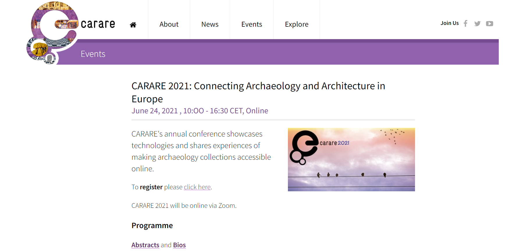 CARARE 2021: Connecting Archaeology and Architecture in Europe. Presentation: “Digital 3D Documentation of Cypriot Cultural Heritage Monuments and Sites