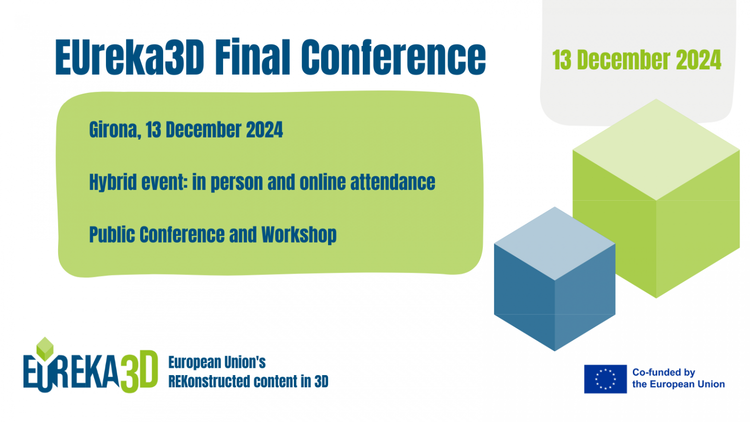 EUreka3D Final Conference