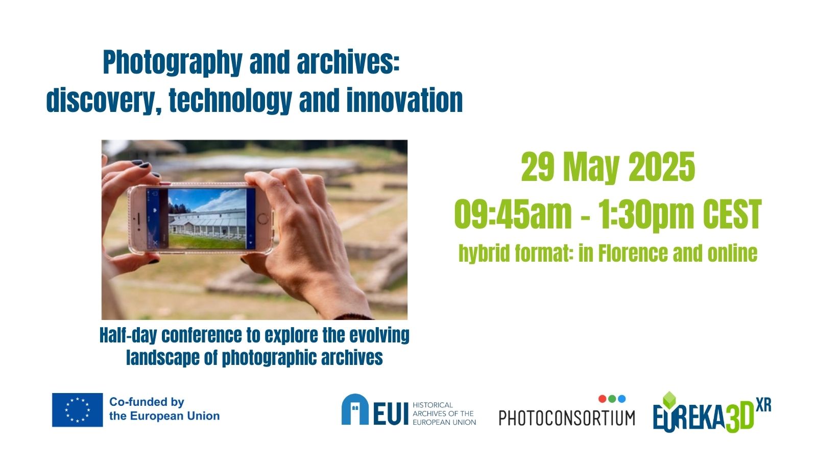 Photography and archives: discovery, technology and innovation